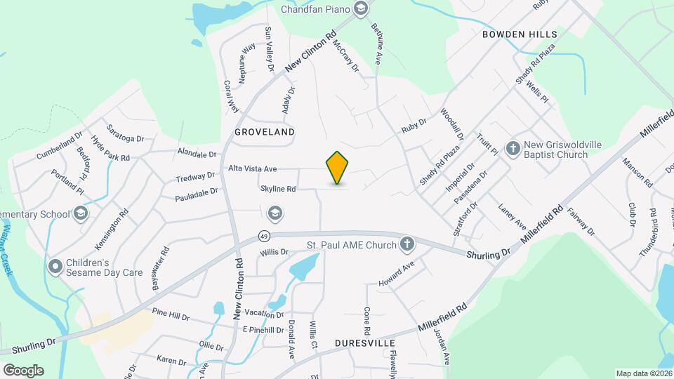 2920 Skyline Rd Map and Location Details