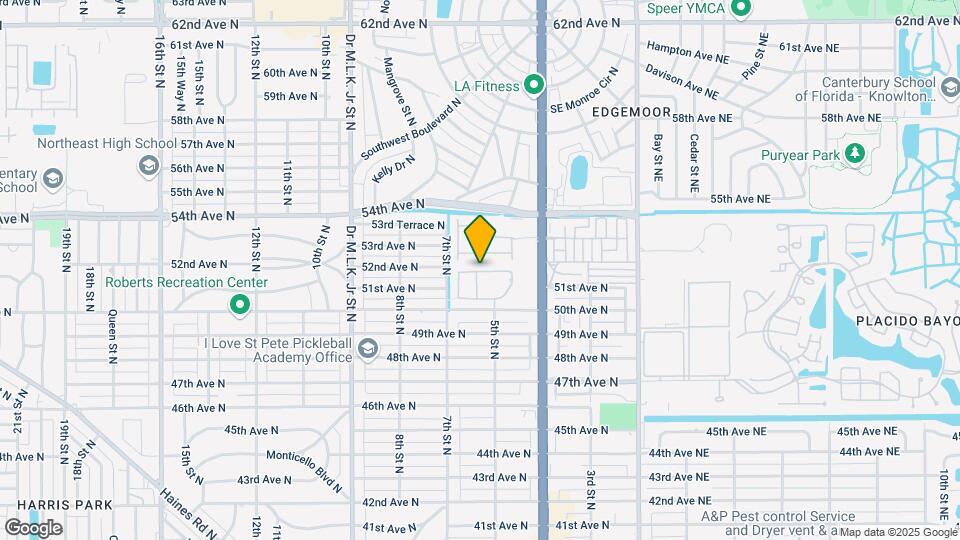 597 52nd Ave N Map and Location Details