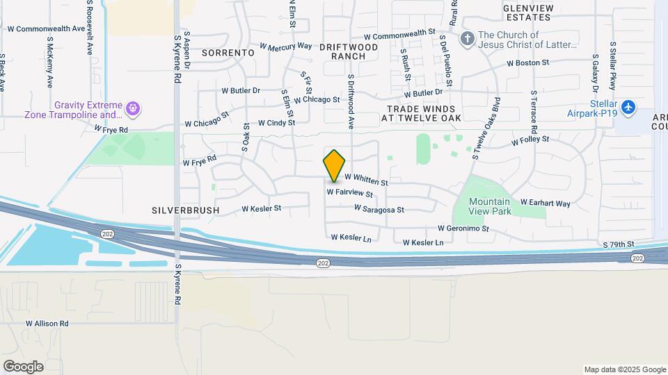 5442 W Fairview St Map and Location Details