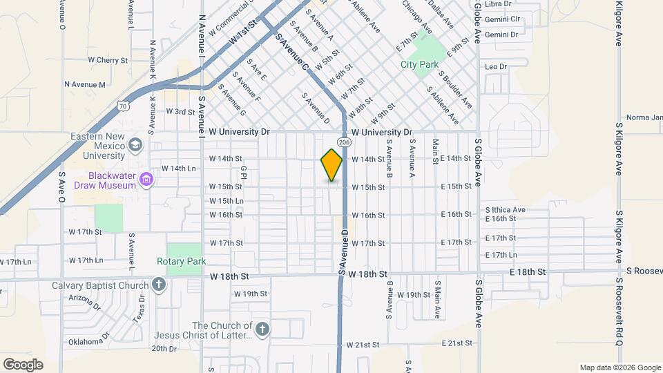 512 W 15th St Map and Location Details