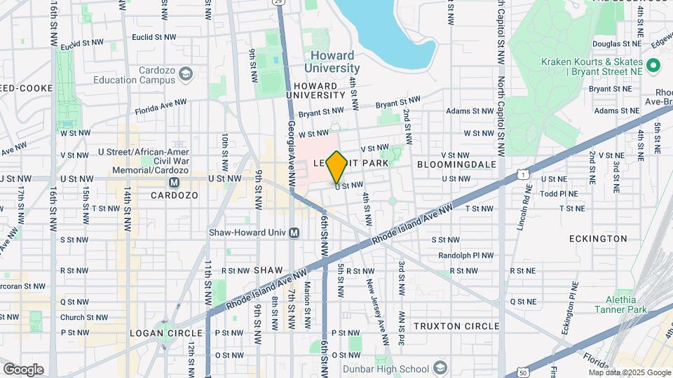 512-514 U St NW Map and Location Details