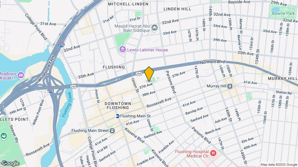 3640 Bowne St Mapa y Detalles de la Ubicación