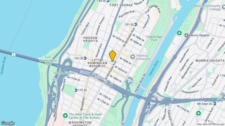 1445 Saint Nicholas Ave Map and Location Details