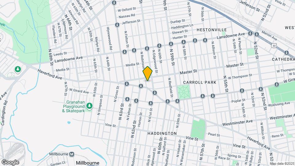 1319 N Robinson St Map and Location Details