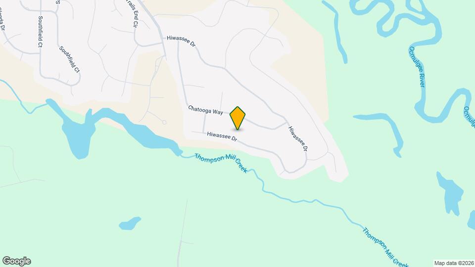 2102 Hiwassee Dr Map and Location Details