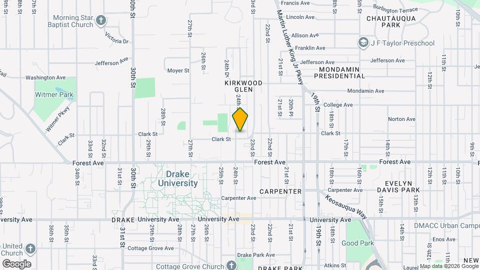 1505 24th St Mapa y Detalles de la Ubicación