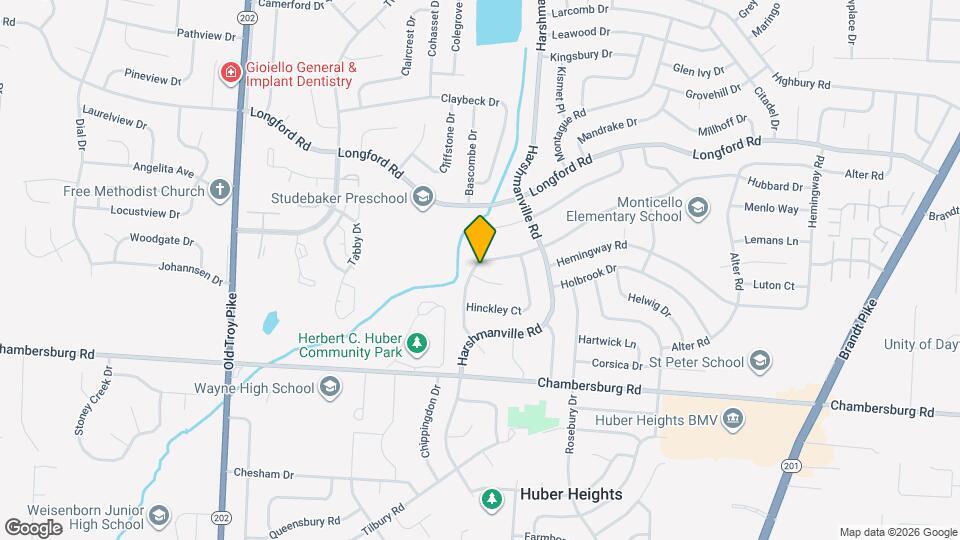 6712 Hubbard Dr Map and Location Details