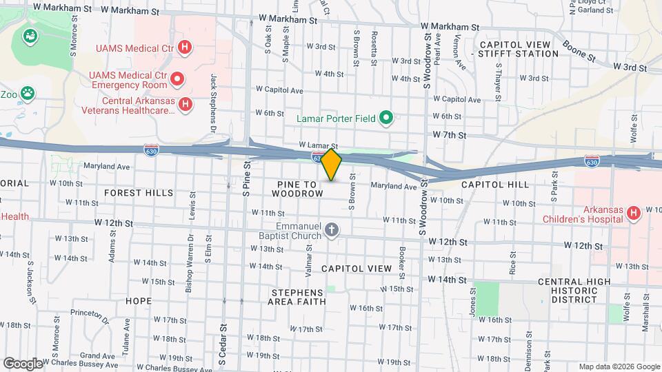 3407 Maryland Ave Mapa y Detalles de la Ubicación
