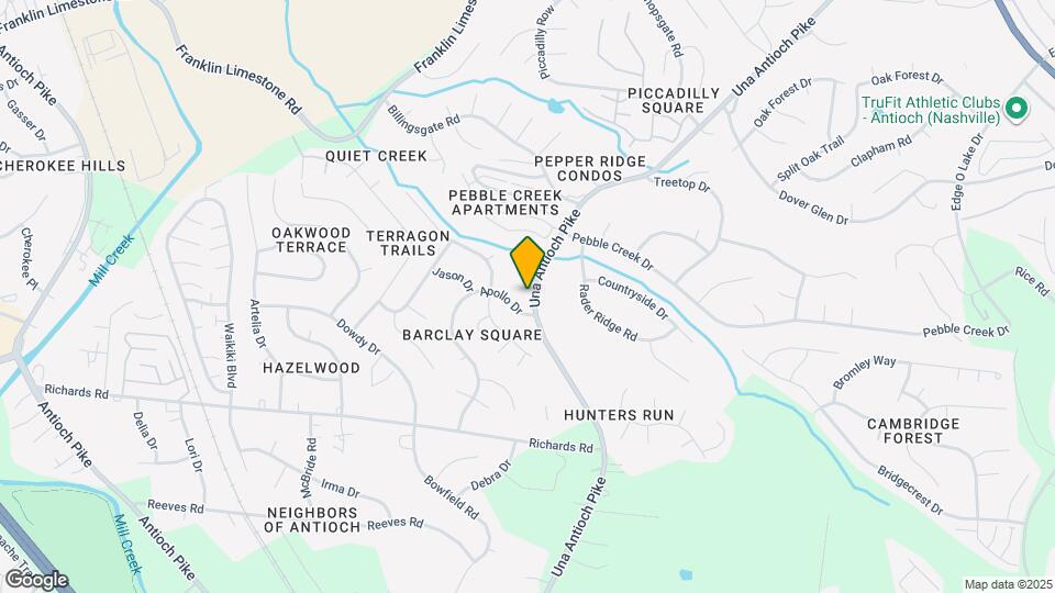 2375 Una Antioch Pike Map and Location Details