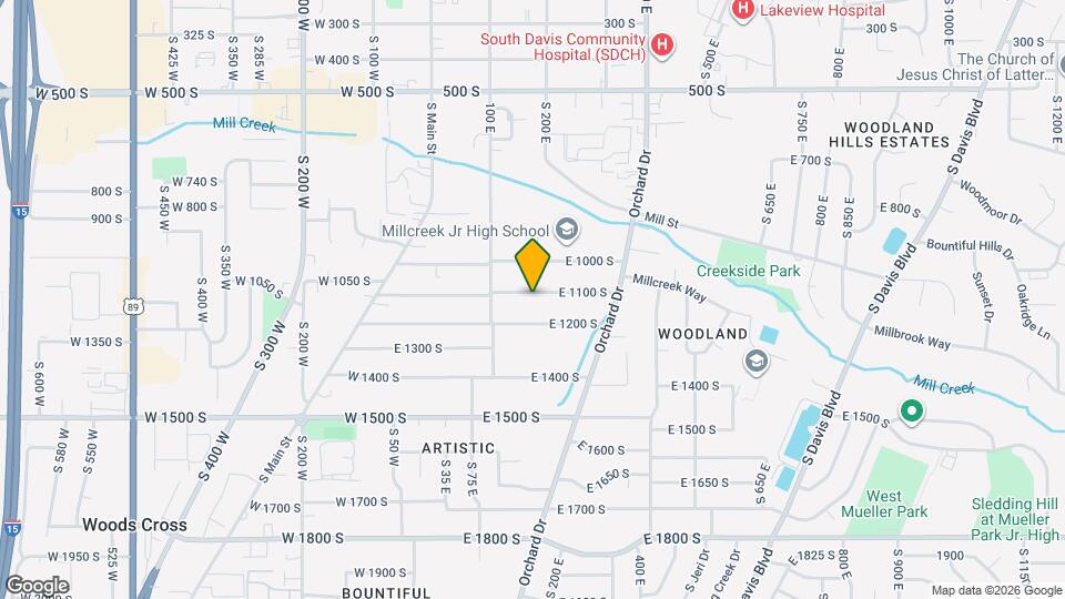 170 E 1100 S Mapa y Detalles de la Ubicación