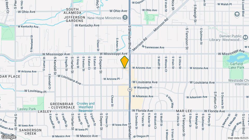 5250-5290 W Arizona Ave Mapa y Detalles de la Ubicación