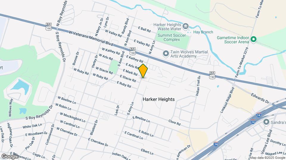305 S Amy Ln Map and Location Details