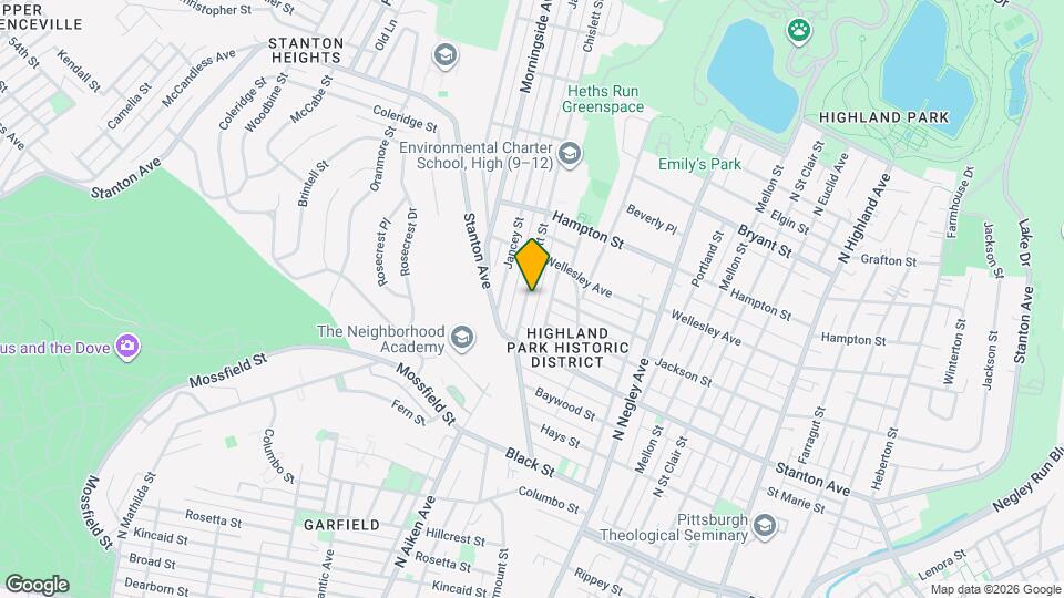 842 Chislett St Map and Location Details