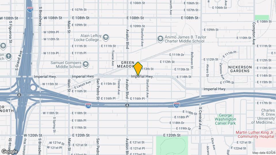 642 E Imperial Hwy Map and Location Details