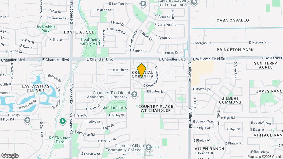 2515 E Coronita Cir Mapa y Detalles de la Ubicación