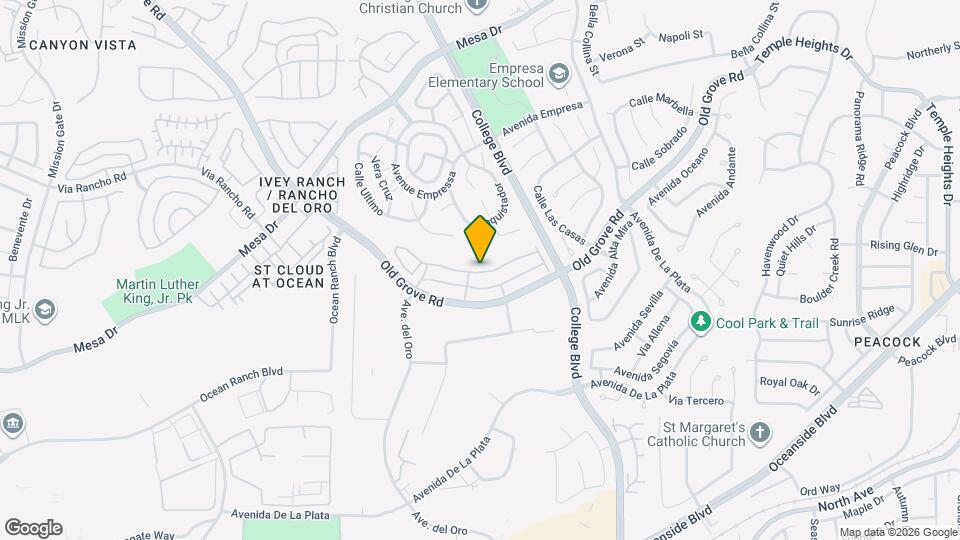 1234 Via Candelas Map and Location Details