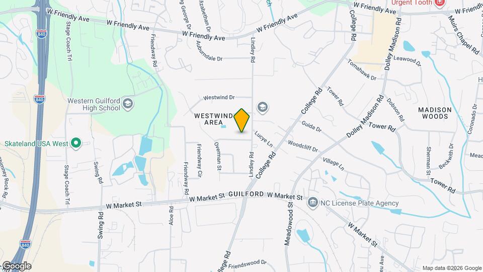 6104 Lindley Woods Dr Map and Location Details