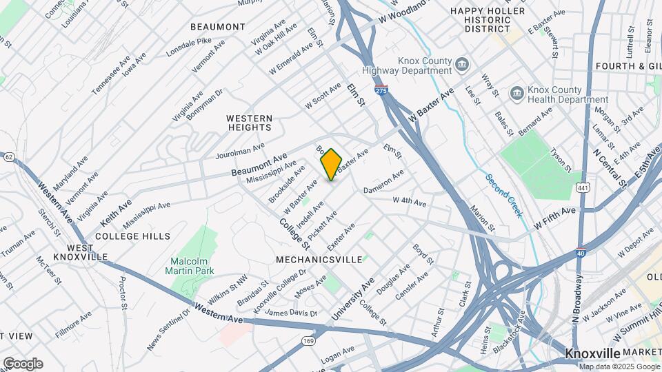 1235 Iredell Ave Map and Location Details