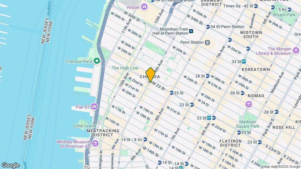 368 W 23rd St Map and Location Details
