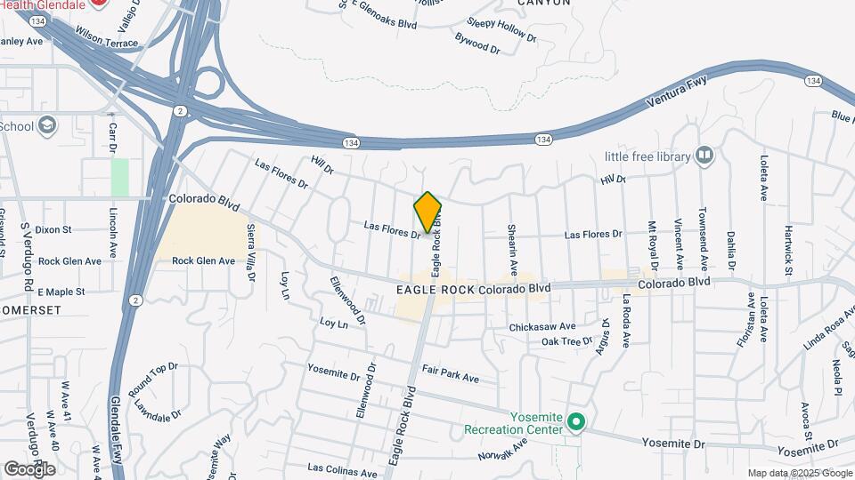 2210 Las Flores Dr Map and Location Details