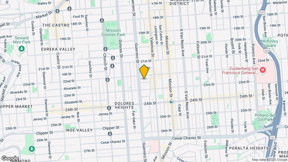 58 Alvarado St Map and Location Details