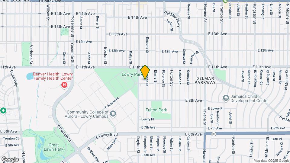 1009 Emporia St, Unit 1009 Mapa y Detalles de la Ubicación