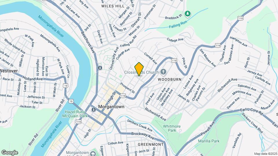 713 Price St Map and Location Details