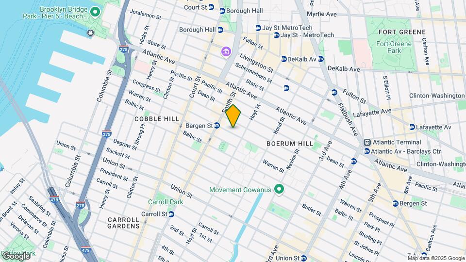 109 Wyckoff St Map and Location Details