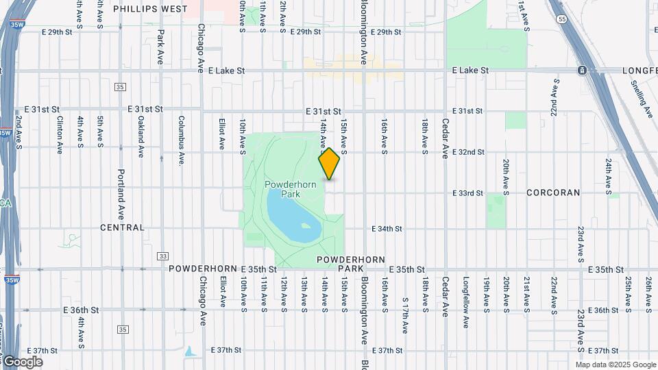 Powderhorn Park Apartments Map and Location Details