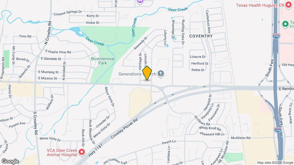 1216 Jackson Dr Map and Location Details