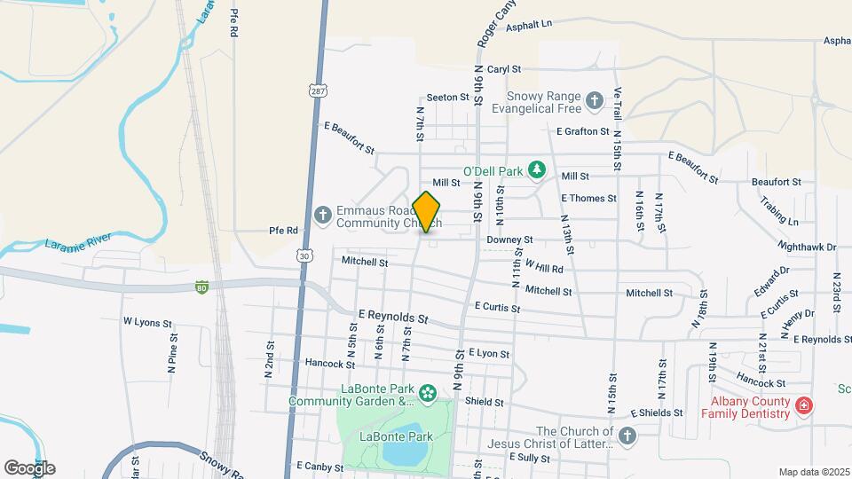 710 Downey St Map and Location Details
