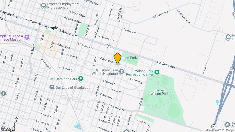 104 S 22nd St Map and Location Details