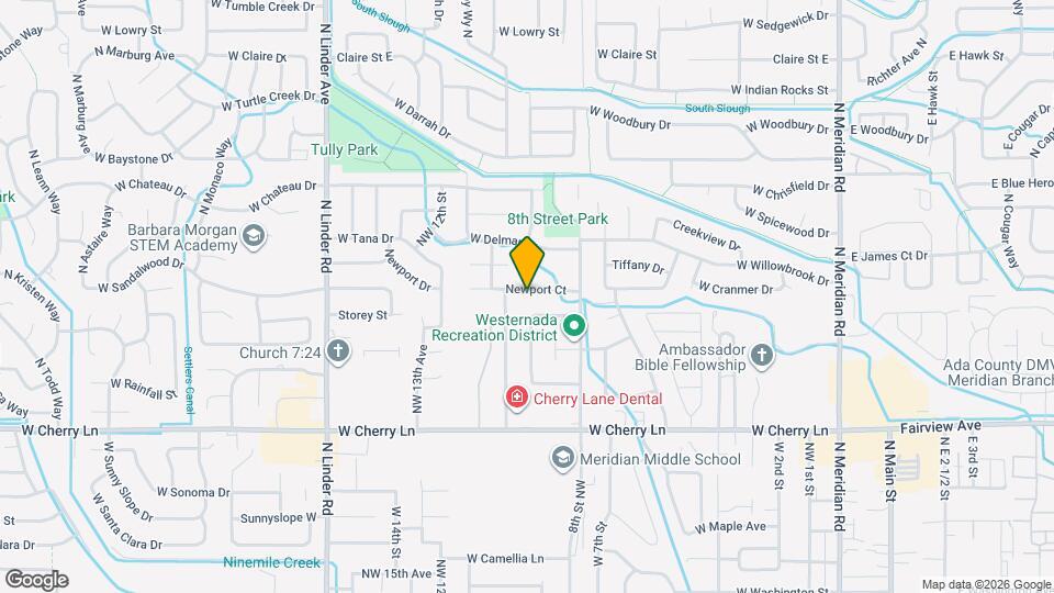 961 W Newport St Map and Location Details