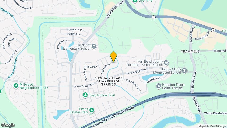 7730 Trail Hollow Map and Location Details