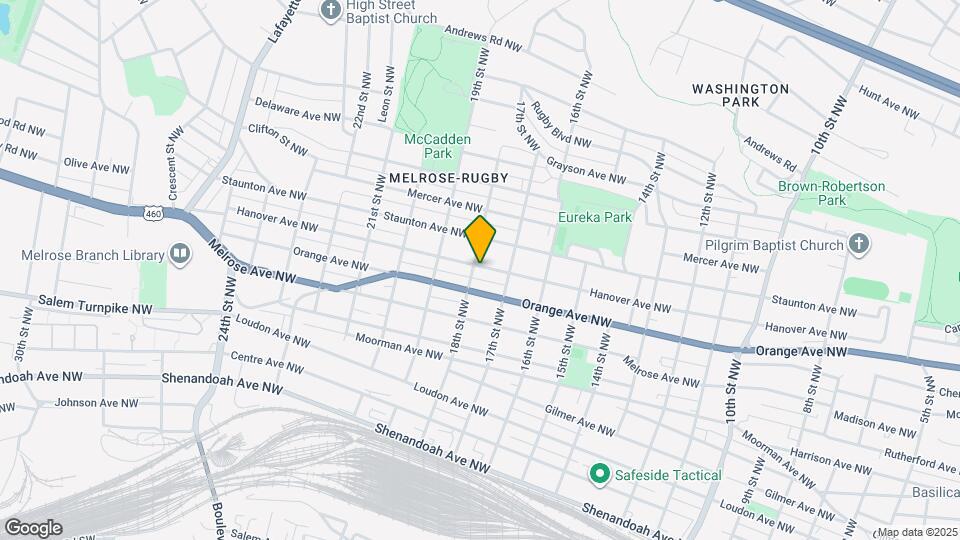 1726 Hanover Ave NW Map and Location Details