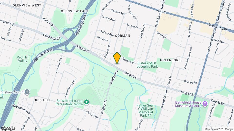 2623 King St E Map and Location Details