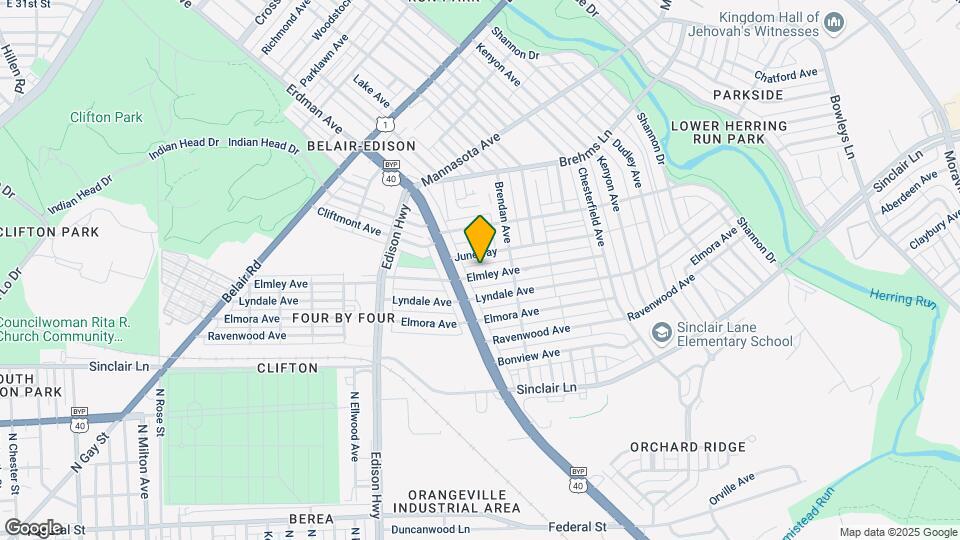 3616 Elmley Ave Map and Location Details