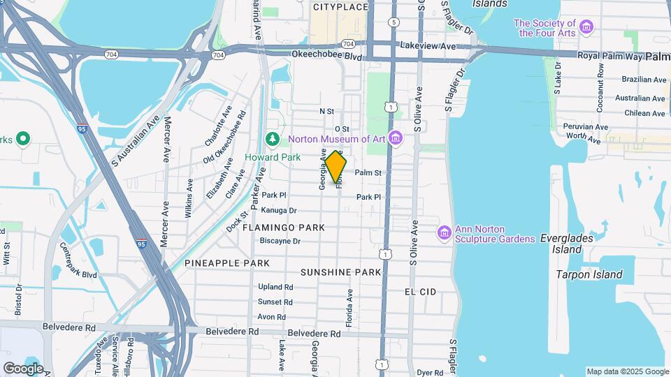 1707 Florida Ave Map and Location Details