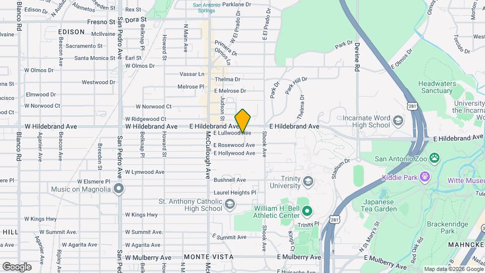 268 E Lullwood Ave Map and Location Details