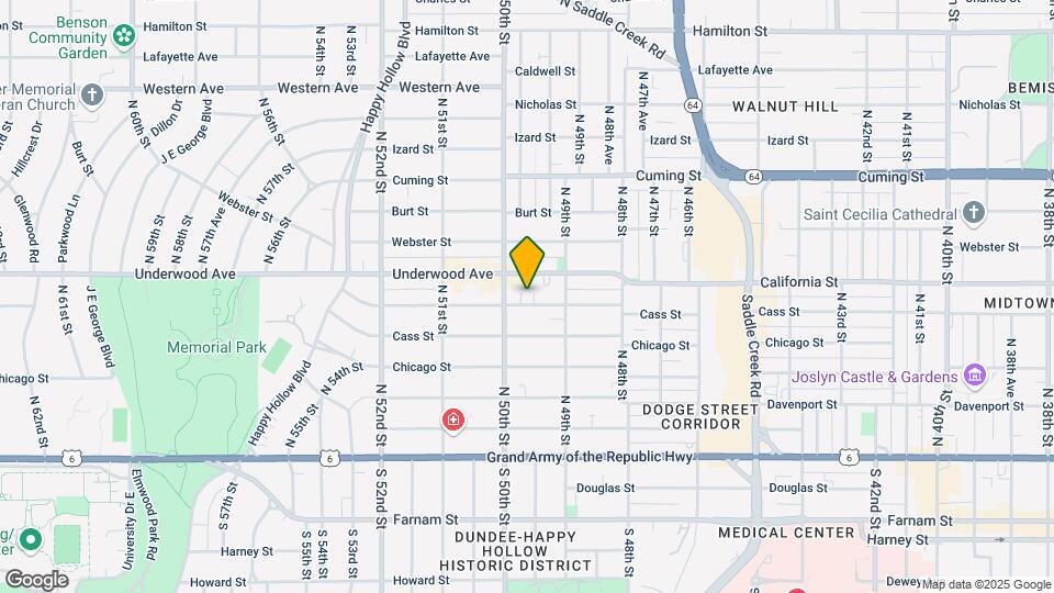 4916 California St Mapa y Detalles de la Ubicación