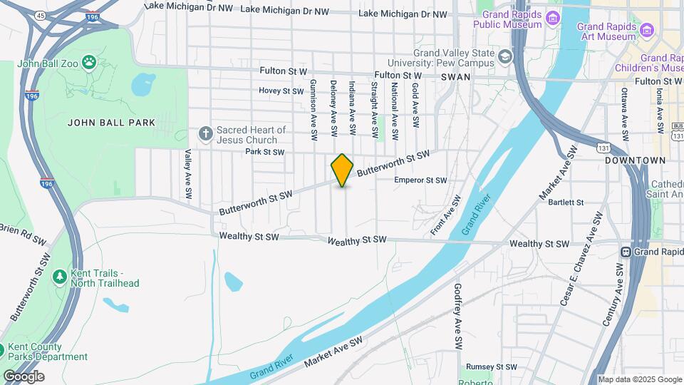 323 Indiana Ave SW Map and Location Details