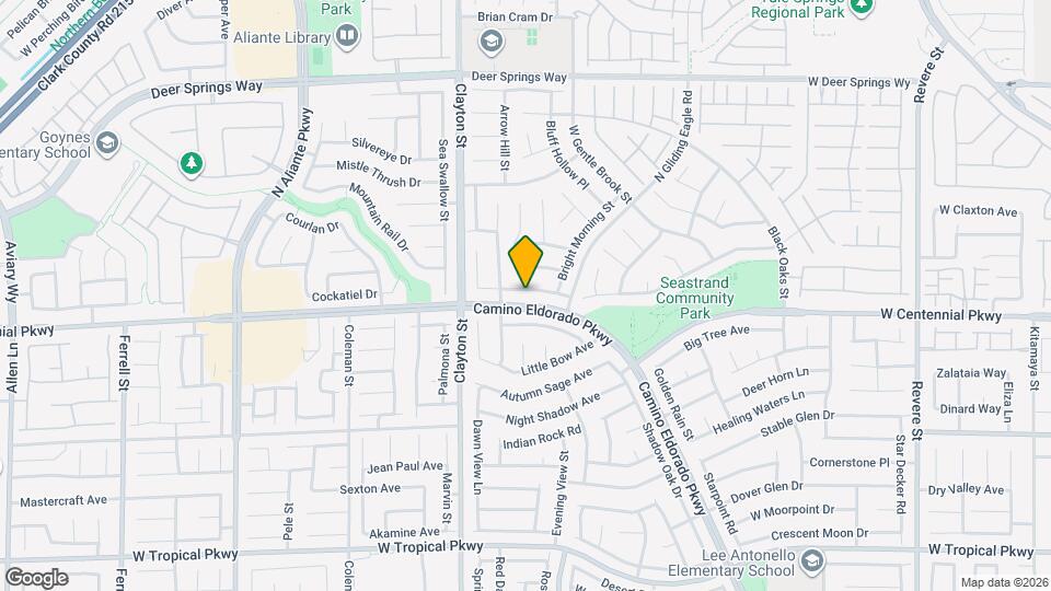 1851 Gentle Dawn Ave, Unit 1109 Map and Location Details
