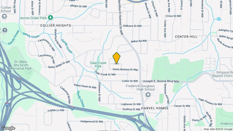 2636 Santa Monica Dr NW Map and Location Details
