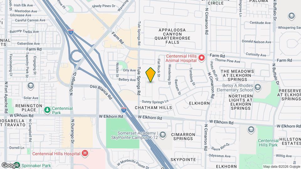 7413 Alpine Ridge St Map and Location Details