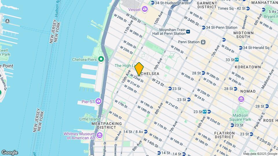 441 W 22nd St Map and Location Details