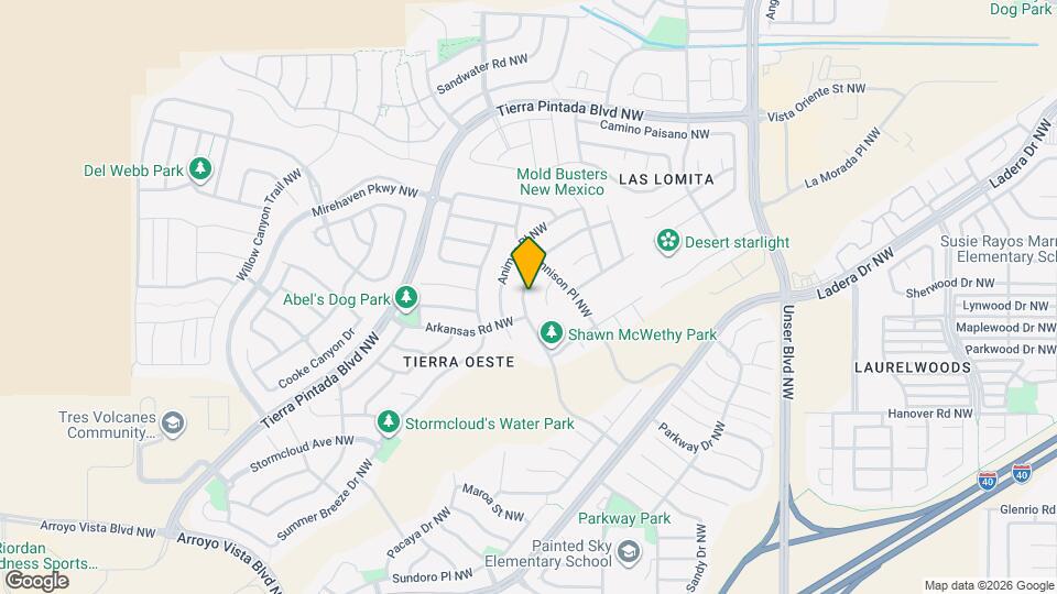 8620 Casa Verde Ave NW Map and Location Details