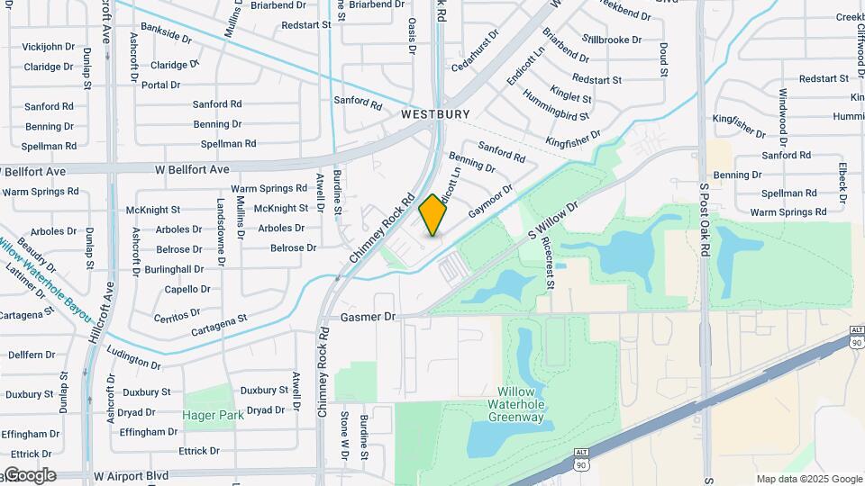 11649 Chimney Rock Rd Map and Location Details