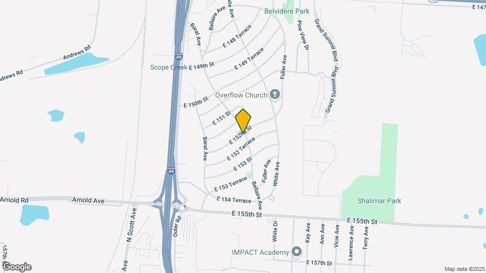 15204 Bellaire Ave Map and Location Details