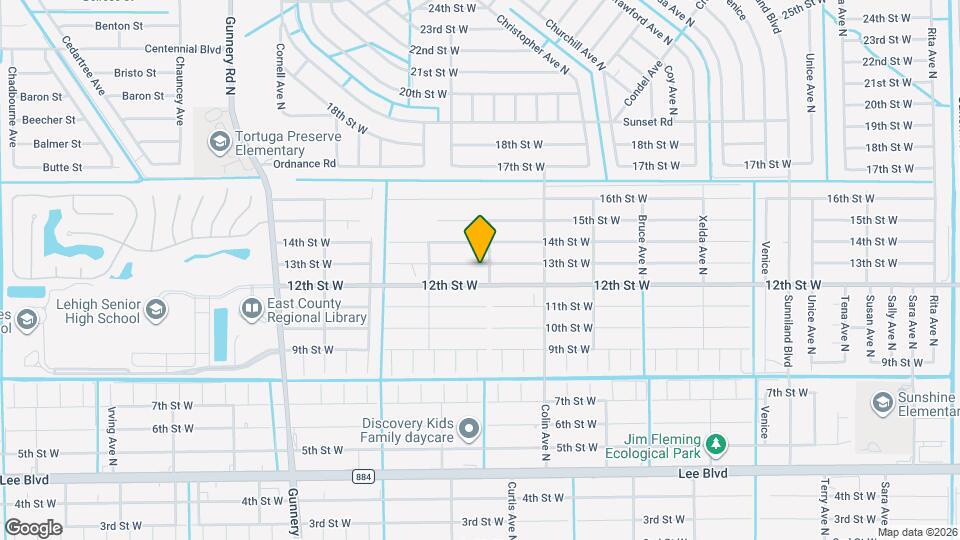 4103 13th St W Map and Location Details