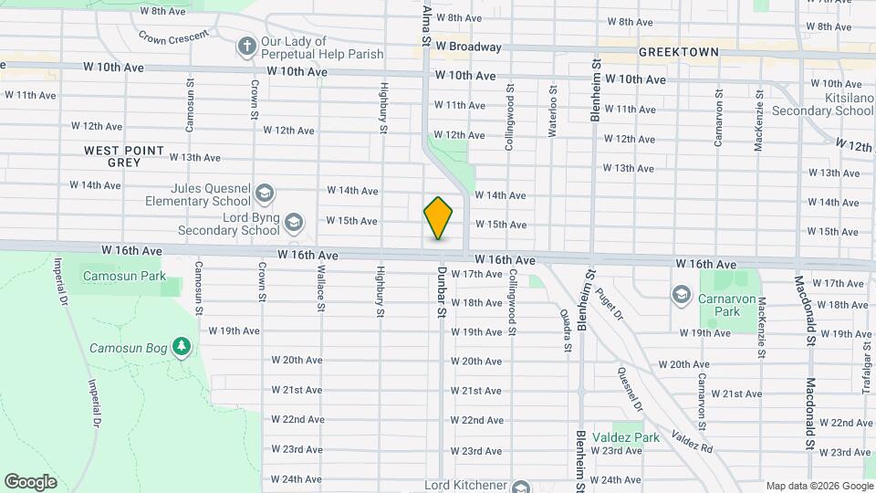 3657-3675 W 16th Ave Map and Location Details